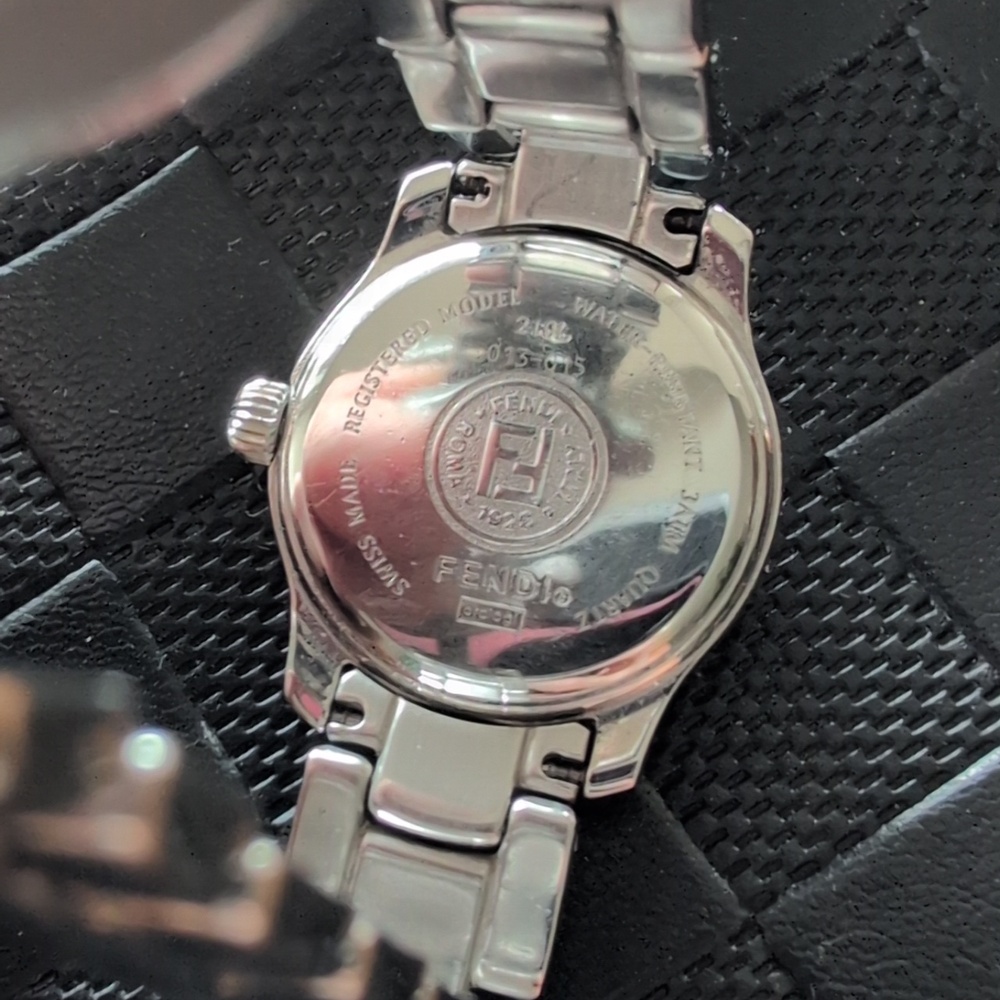 Fendi Two-Tone Silver and Gold Watch - Picture 4 of 8